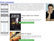 Tablet Screenshot of chrislansdown.com